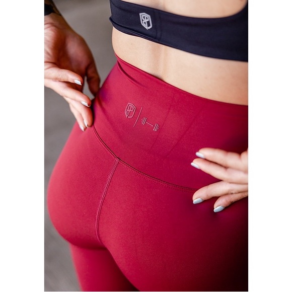 BORN PRIMITIVE x Barbella - Cabernet High Waist Synergy Full Length Leggings - M - Picture 3 of 13